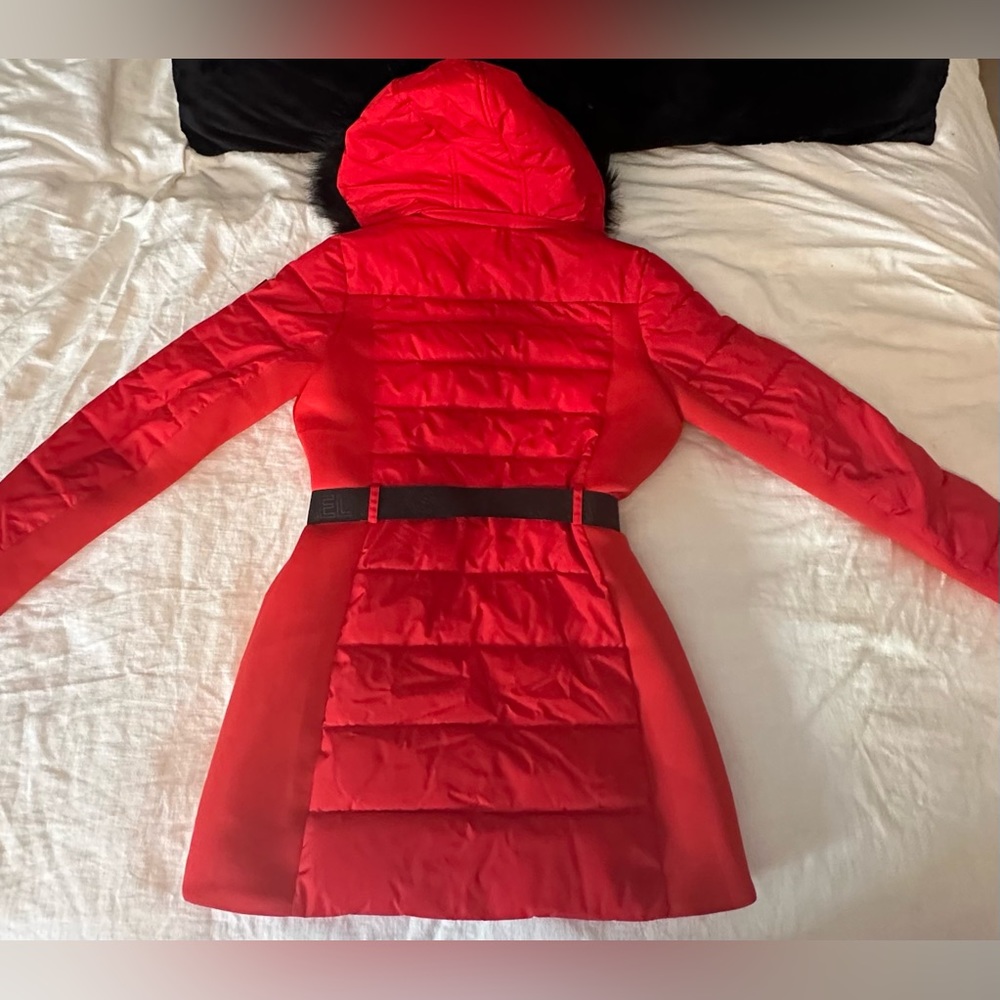MICHAEL KORS RED LONG COAT